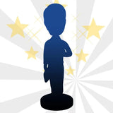 Fully customizable single-person bobblehead